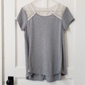 Maternity Lace Detailed Top